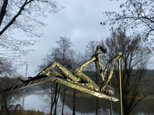 Load image into Gallery viewer, Roger PEULVEY&lt;br&gt;Sūpynės / The swing&lt;br&gt;Bronza, metalas, H: 95