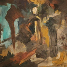 Load image into Gallery viewer, Juozas Bagdonas&lt;br&gt;Abstrakcija&lt;br&gt;Aliejus drobė, 88x88