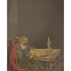 Emmanuel Mane-Katz | Portrait of the Author, 1966 | Litografija, 54x71