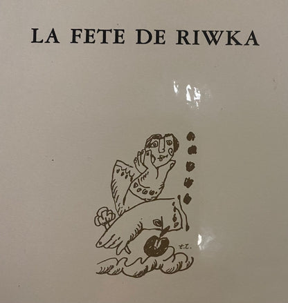 Theo Tobiasse | L'étincelle de cette flamme qui devenait silence, Iš rinkinio La fête de Riwka, 1989 | Litografija, 98/99