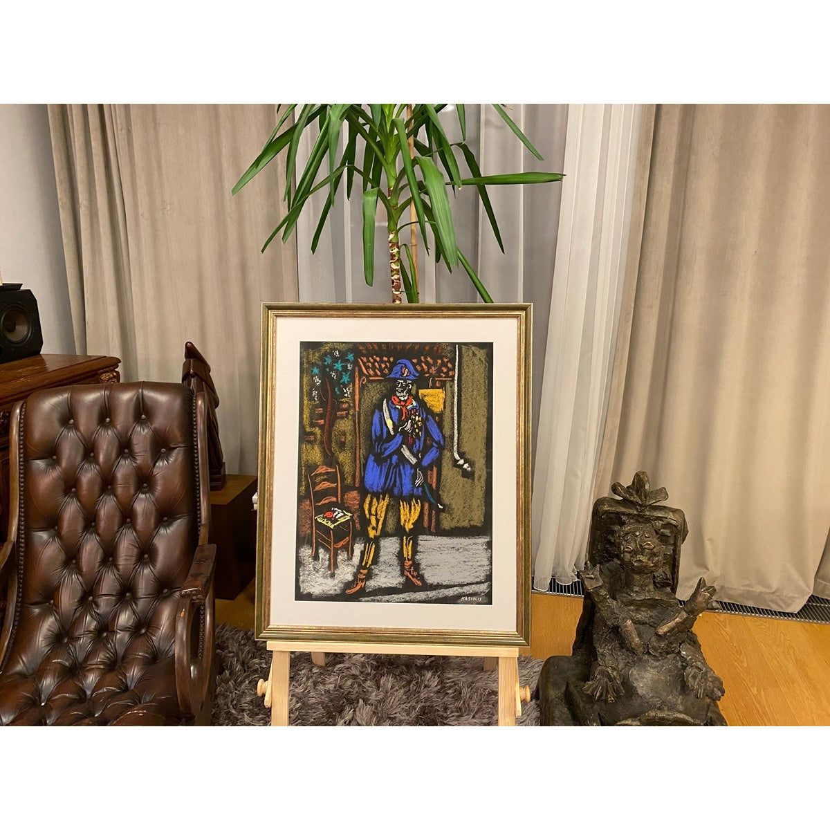 Vytautas Kasiulis | Karininkas XX a. 5-6 deš. | Pastelė, popierius, 65x50