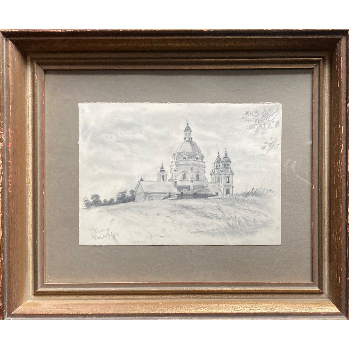 Juozas Kėdainis | Pažaislis, 1983 | Pencil, paper, 21x29,6 (41x49)