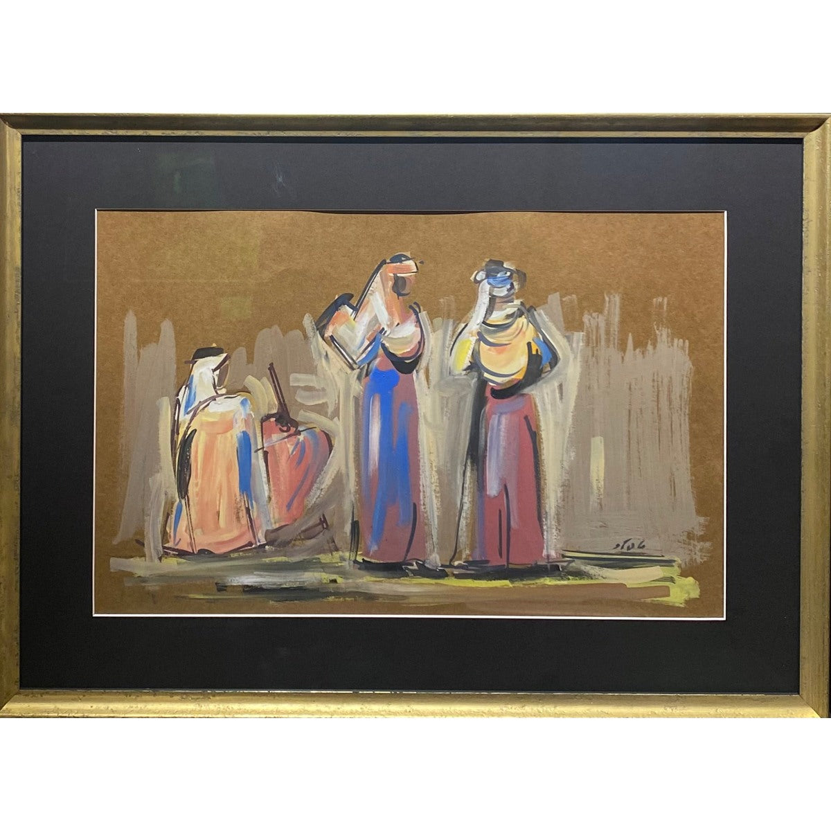 Shmuel Tepler | Moterys / Women | Guašas, popierius, 33x51
