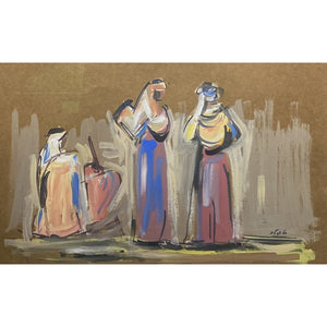 Shmuel Tepler | Moterys / Women | Guašas, popierius, 33x51