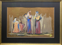 Load image into Gallery viewer, Shmuel Tepler&lt;br&gt;Moterys / Women&lt;br&gt;Guašas, popierius, 33x51