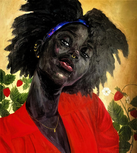JOSEPH DAVID OTOBO (Nigerija) | Sui generis, 2021 | Drobė, akrilas, 109×99
