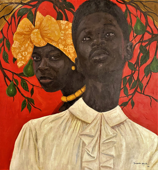 JOSEPH DAVID OTOBO (Nigeria) | The Days That Be, 202 | Drobė, akrilas, 109×99