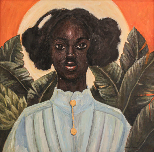 JOSEPH DAVID OTOBO (Nigeria | Victoria 2, 2021 | Acrylic on canvas, 90×90