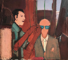 Load image into Gallery viewer, Vaidotas Žukas&lt;br&gt;Kubos veikėjai, 1979&lt;br&gt; Aliejus, drobė, 110x130
