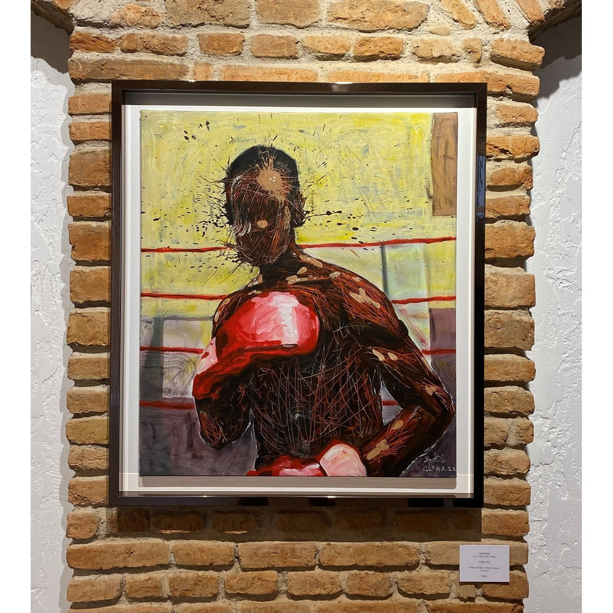 ALPHA ODH (Kenya) | Untitled #74, 2022 | Acrylic, canvas, 75x65