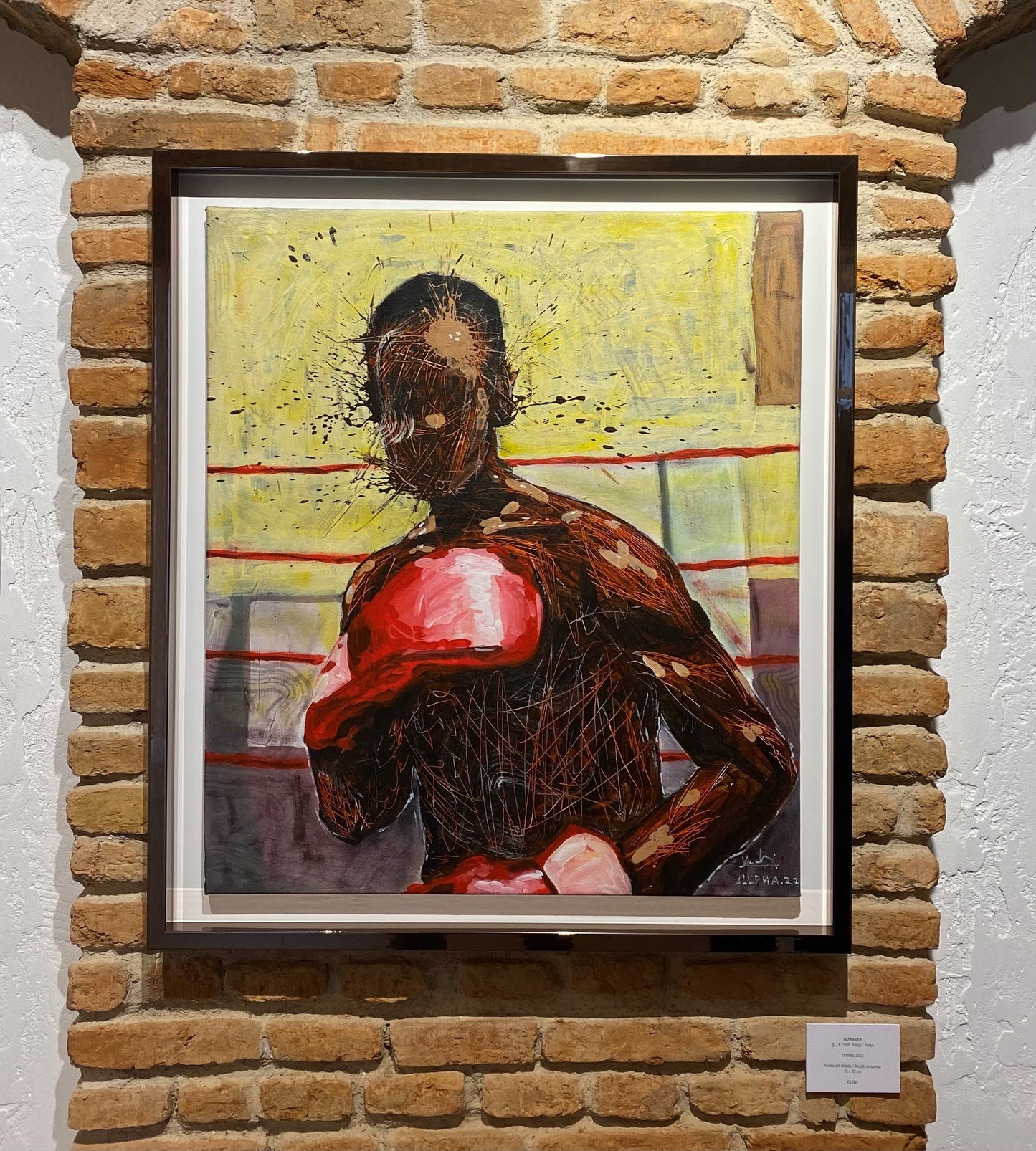 ALPHA ODH (Kenya) | Untitled #74, 2022 |  Acrylic, canvas, 75x65