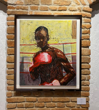 Load image into Gallery viewer, ALPHA ODH (Kenija)&lt;br&gt;Untitled #74, 2022&lt;br&gt;Drobė, akrilas, 75x65