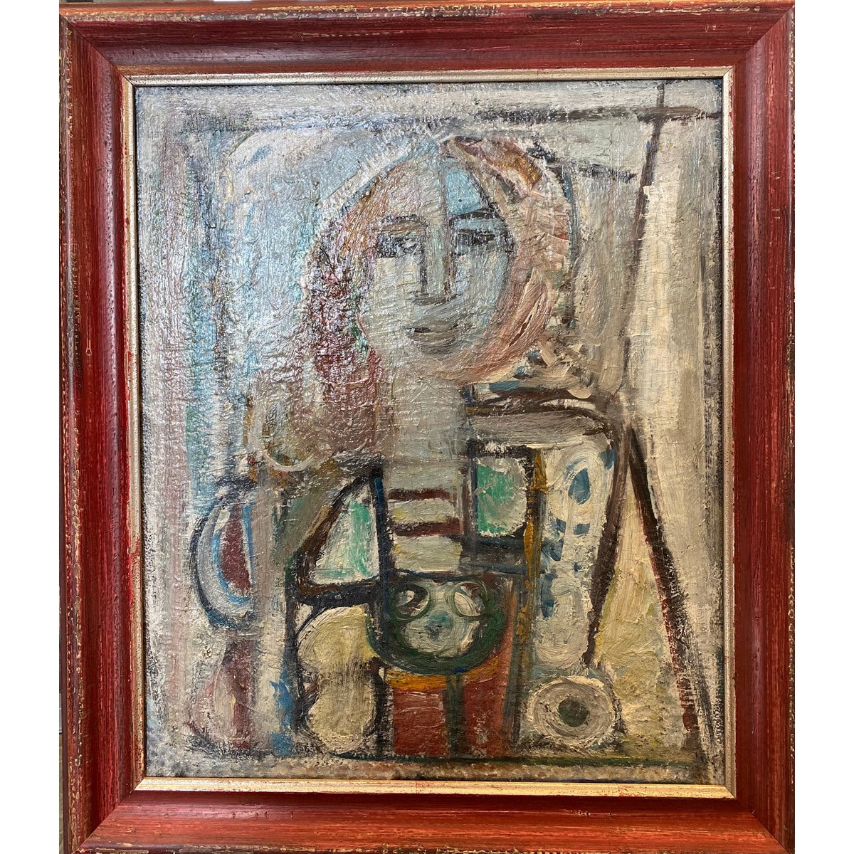 Pinchus Abramovich | Girl | Oil on cardboard, 55 x 46