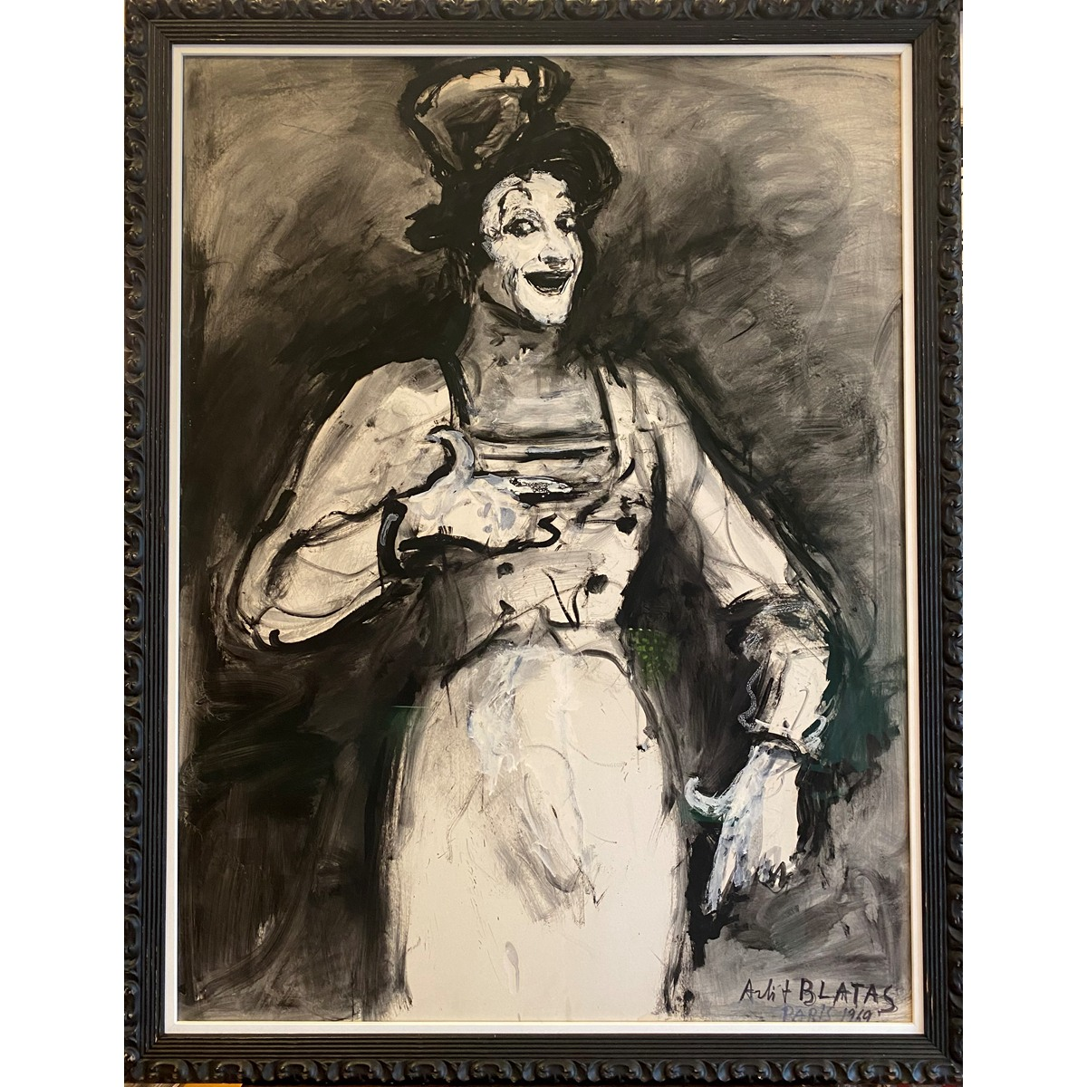 Arbit Blatas | Mimas Marselis Marso, 1969 | Popierius, tušas, 76x100 (87x111)