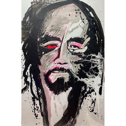 Linas Cicėnas-CICA | Yohji Yamamoto, 2022 | Akrilas, drobė, 150x100