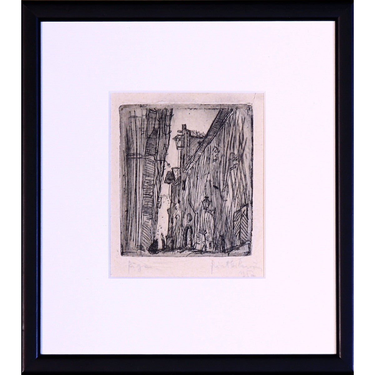 Rimtautas Gibavičius | Ryga, 1957 | Popierius ofortas, 10.8x6.5 (24.5x22)
