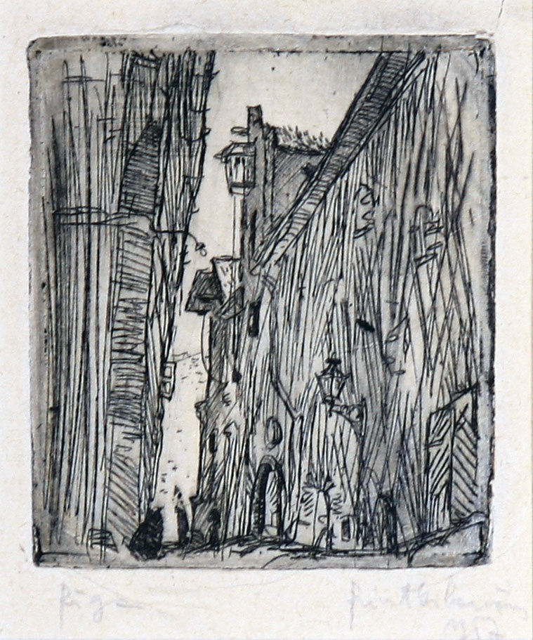 Rimtautas Gibavičius | Riga, 1957 | Etching, 10.8x6.5 (24.5x22)