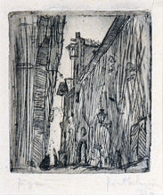 Load image into Gallery viewer, Rimtautas Gibavičius&lt;br&gt;Ryga, 1957&lt;br&gt;Popierius ofortas, 10.8x6.5 (24.5x22)