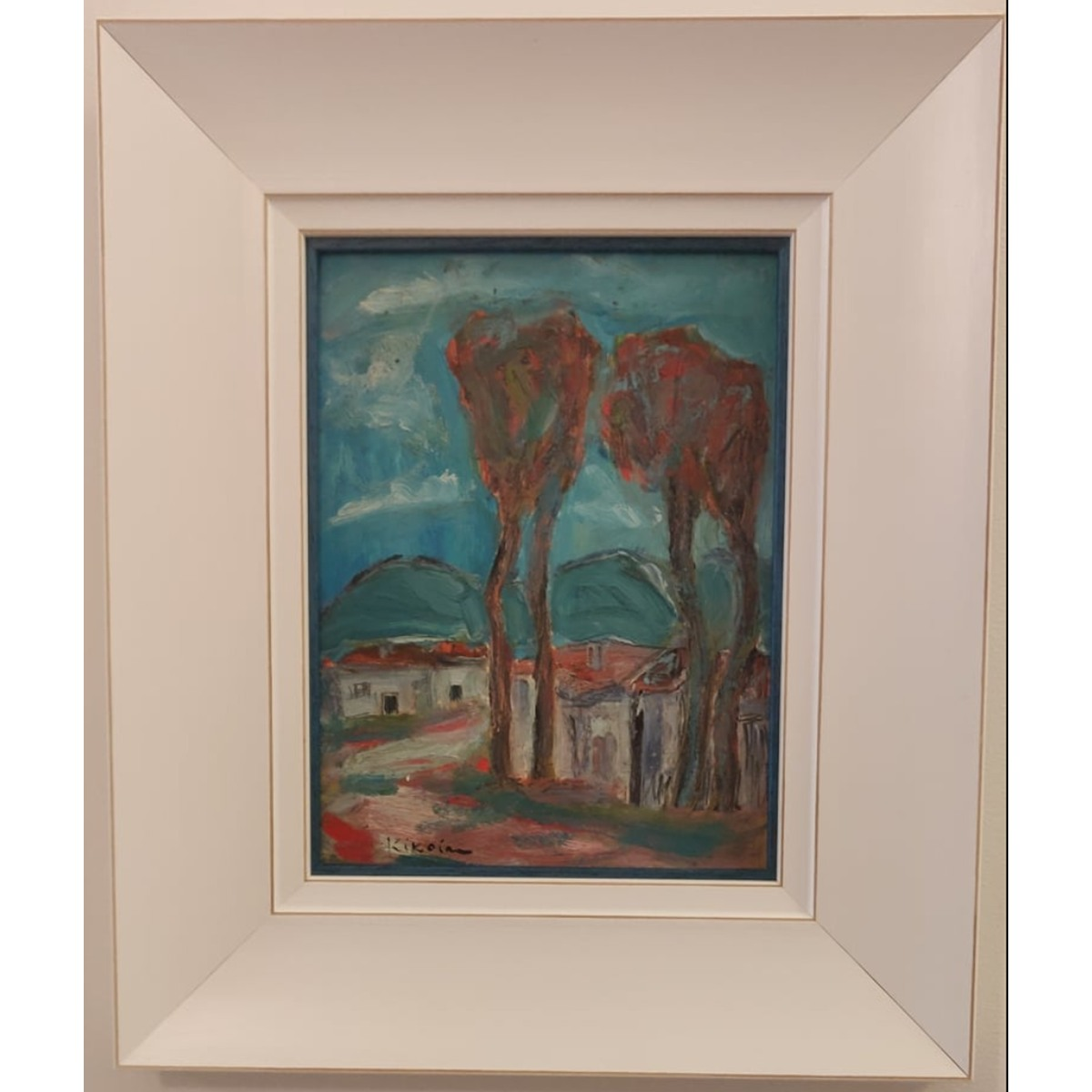 Michel Kikoine | Peizažas | Aliejus, kartonas, 24x17 (38x31)