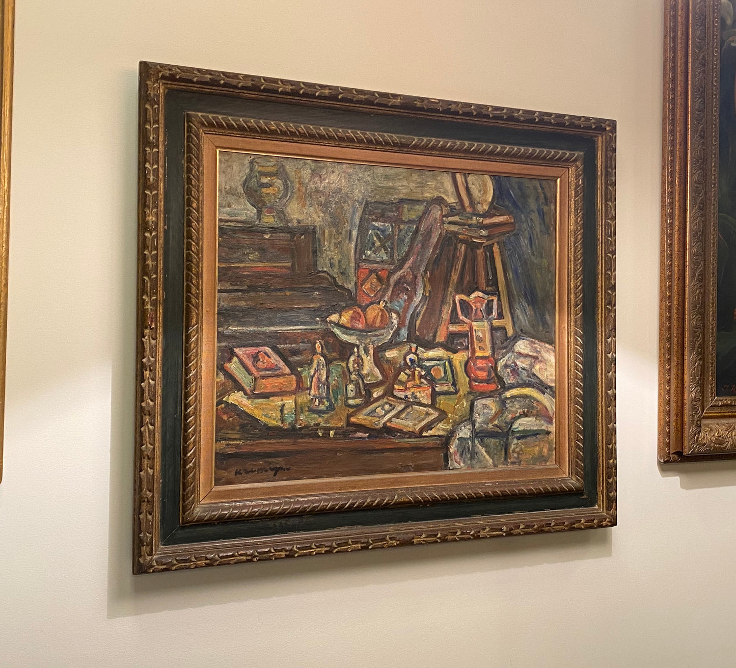 Pinchas Kremegne | Natiurmortas | Drobė, aliejus, 54x65 (77x88)