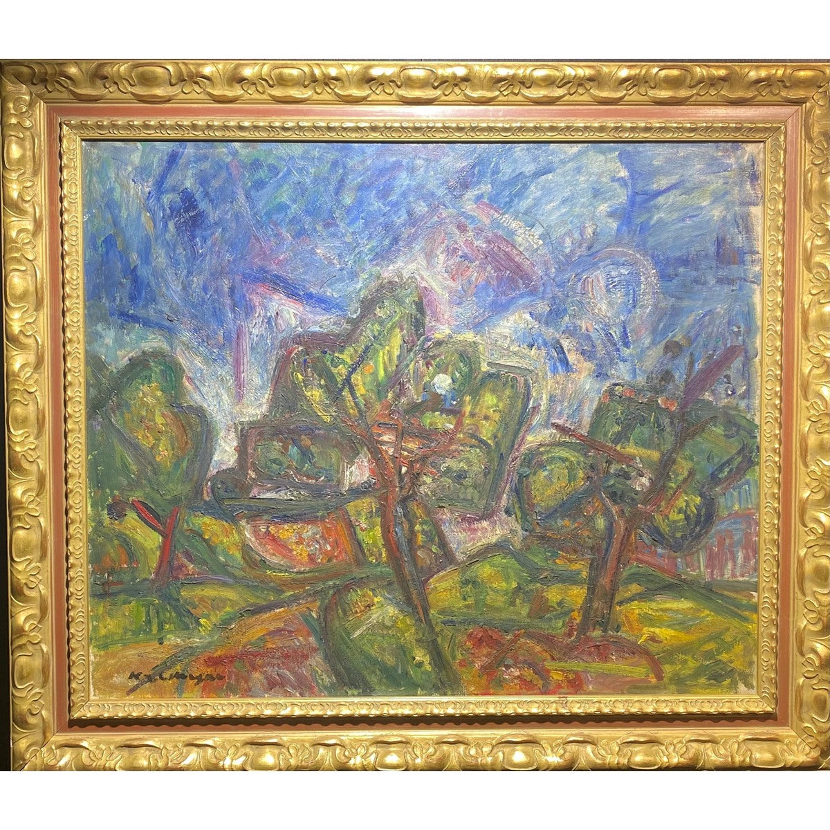 Pinchas Kremegne | Peizažas | Drobė, aliejus, 54x65 (66x77)