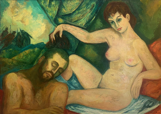 Max Band | Man and Woman | Oil on canvas, 92x121 (113x142)