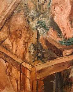 Henrikas Natalevičius<br>Palėpė, 2009<br>Aliejus drobė, 110x90 (115x95)