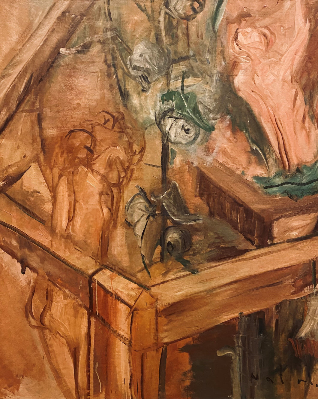 Henrikas Natalevičius<br>Palėpė, 2009<br>Aliejus drobė, 110x90 (115x95)
