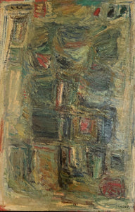 Pinchus Abramovich<br>Abstrakcija<br>Aliejus, drobė, 100x65