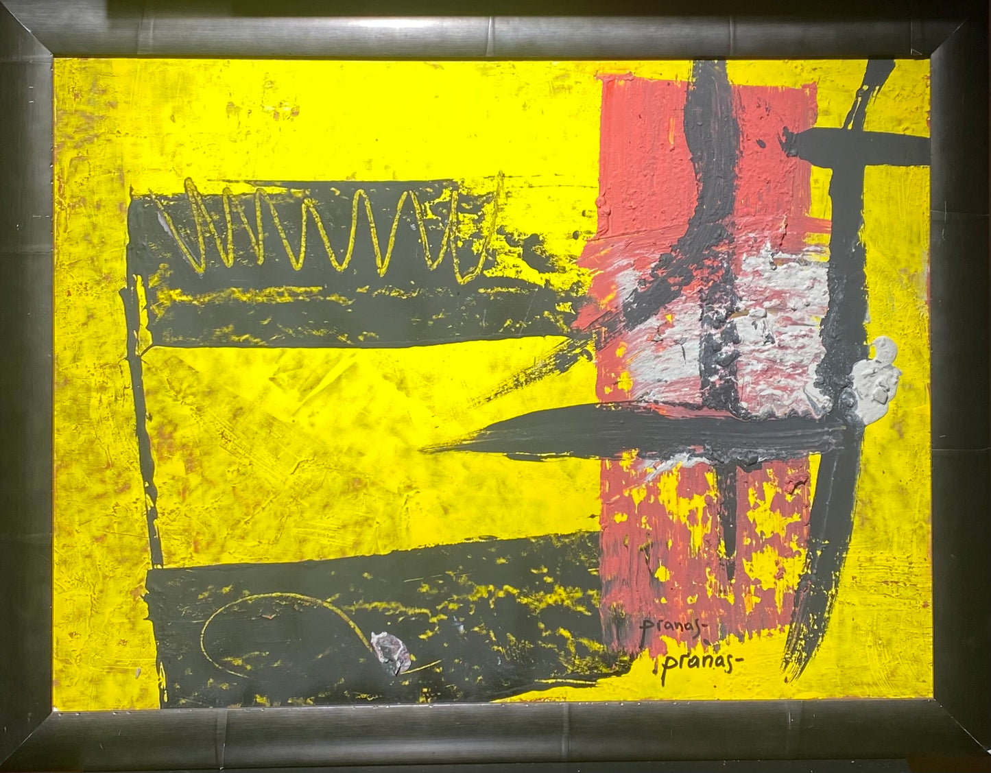 Pranas Gailius |  ADRET, a. 1993 | Acrylic, paper, wood, 54x73