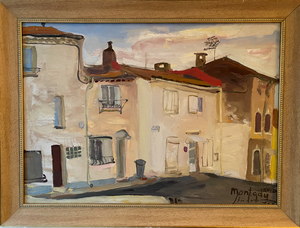 Mindaugas Skudutis<br>Montady, 2010<br>Aliejus, kartonas, 50x70