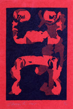 Load image into Gallery viewer, Adolfas Vaičaitis&lt;br&gt;Sportsman (Sportininkas), 1965&lt;br&gt;Linoraižinys, 7/35, 21x14