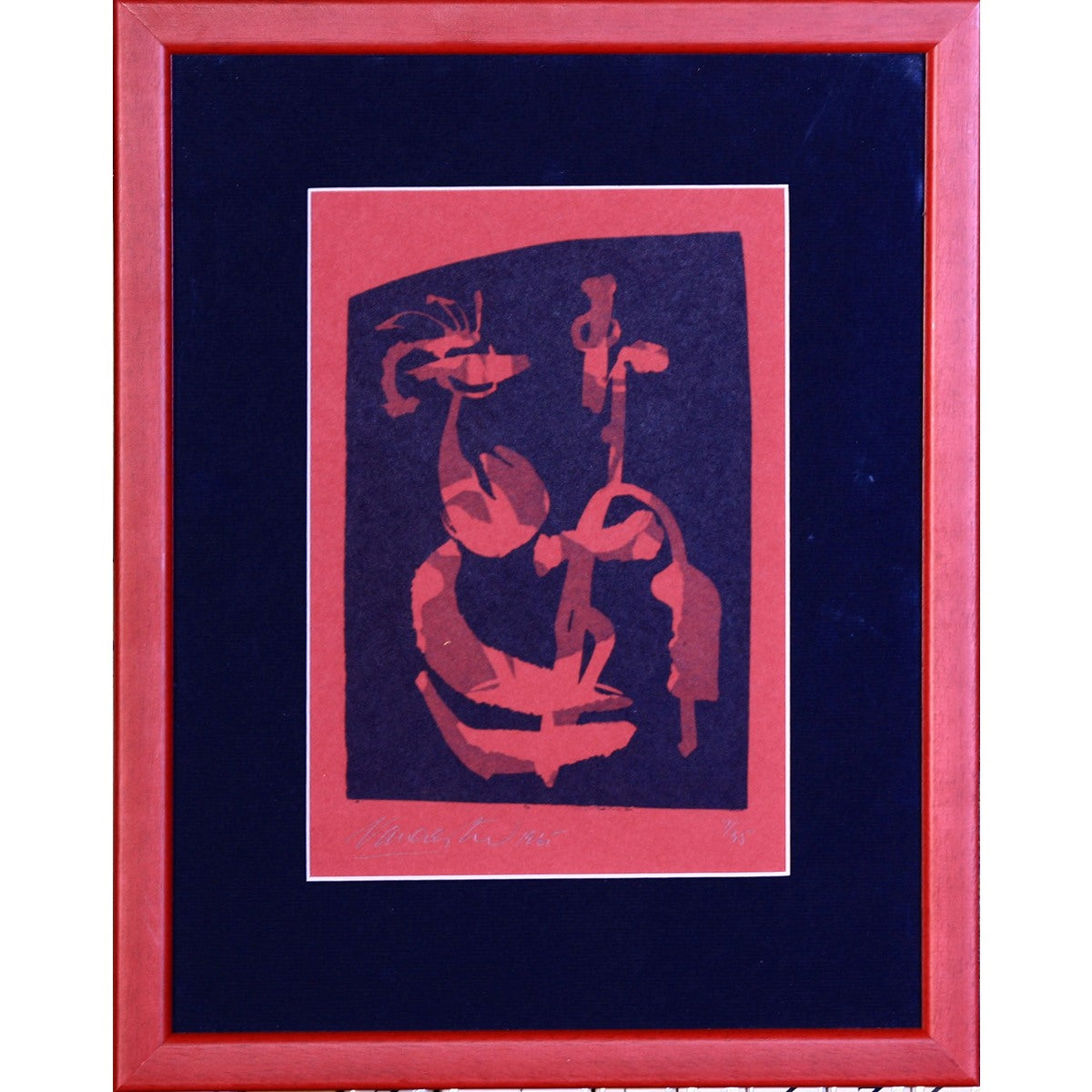 Adolfas Vaičaitis | Tools, 1965 | Linocut, 7/35, 20x14 (38,5x28)