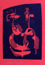 Load image into Gallery viewer, Adolfas Vaičaitis&lt;br&gt;Tools (Įrankiai), 1965&lt;br&gt;Linoraižinys, 7/35, 20x14