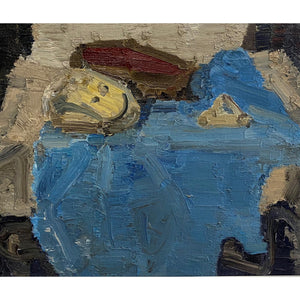 Ričardas Povilas Vaitiekūnas | Be pavadinimo, 1985 | Aliejus, drobė, 50x60 (65x75)