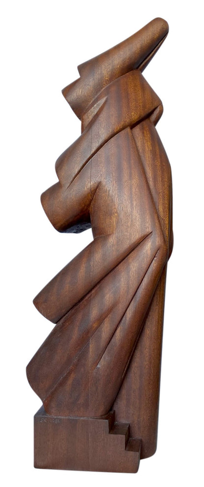 Stanislovas Kuzma | Vision II, 1988 | Mahogany, H: 61